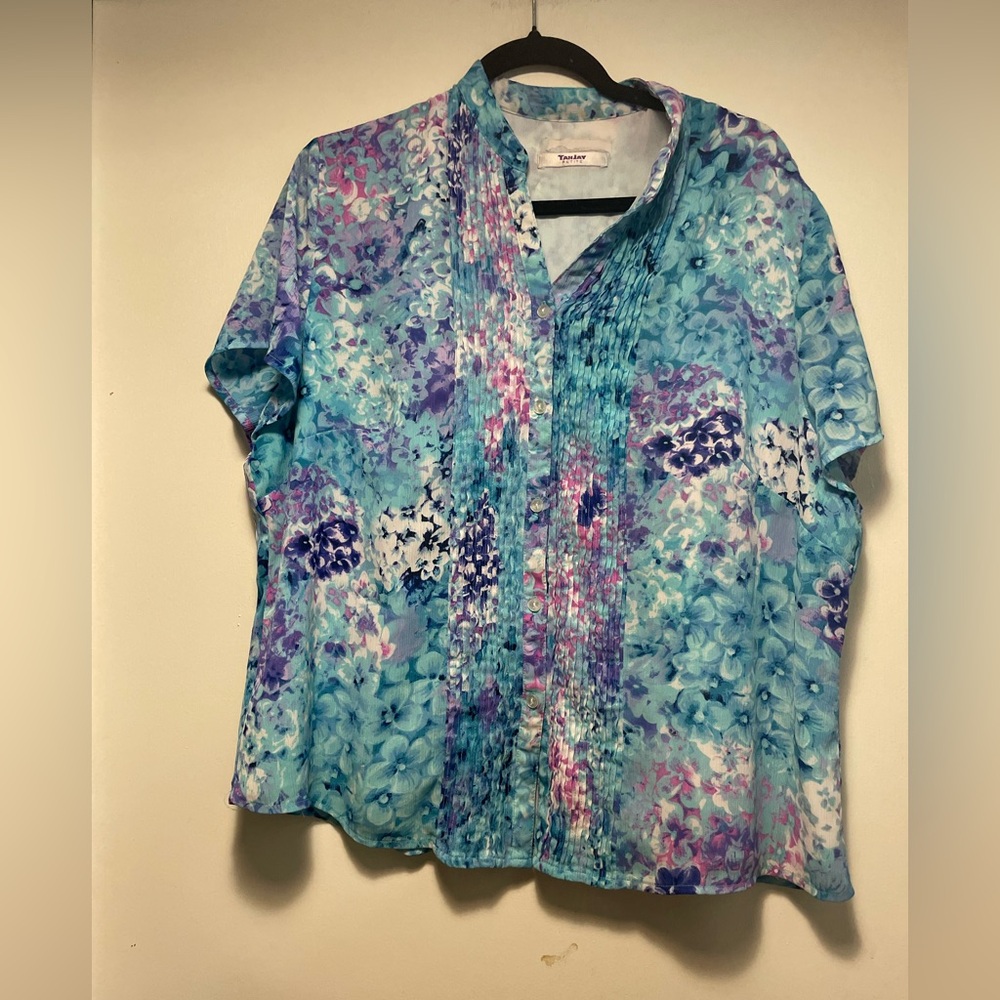 TanJay Multicolor Floral Blouse